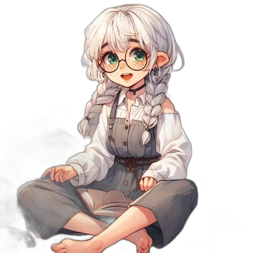 dress, staff, creature, face transparent PNG cut-out