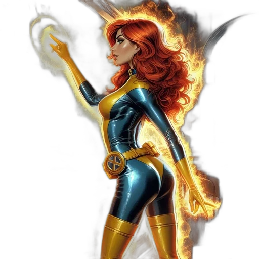comic book art, concept art, fantasy art, cartoon transparent PNG cut-out