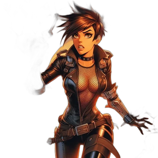 jacket, weapon, comic book art, concept art transparent PNG cut-out