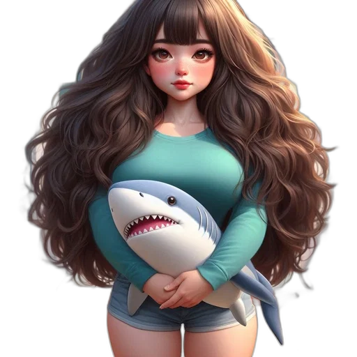 creature, hair, animal, dress transparent PNG cut-out