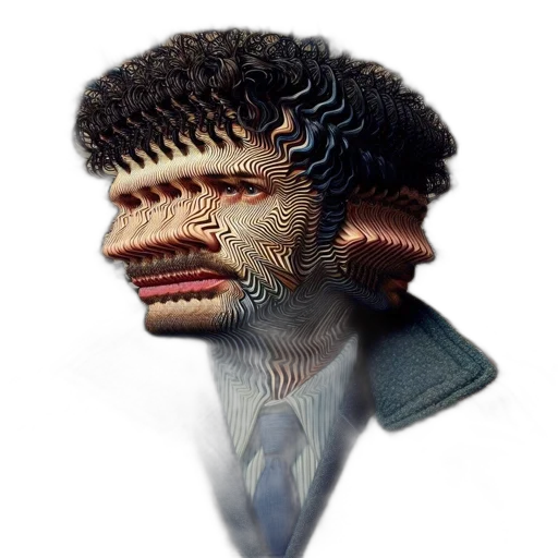 face, mask, creature, hair transparent PNG cut-out