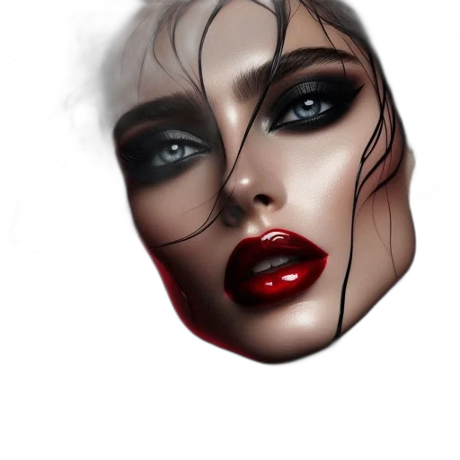 face, mask, photorealistic, fantasy art transparent PNG cut-out