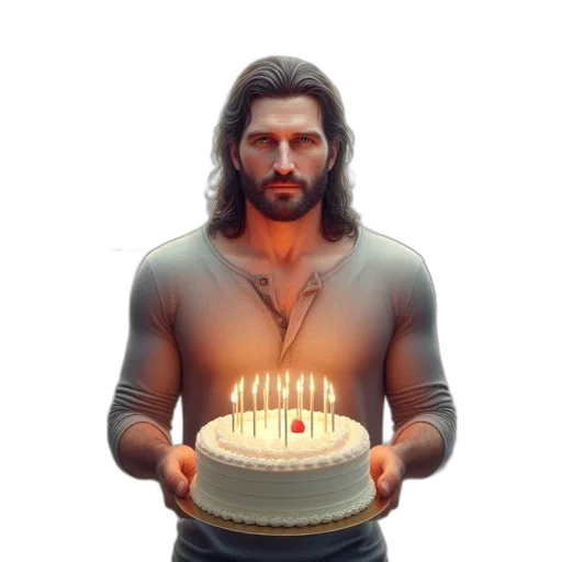 3d render, group, gathers, birthday transparent PNG cut-out