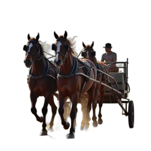 staff, car, animal, photorealistic transparent PNG cut-out
