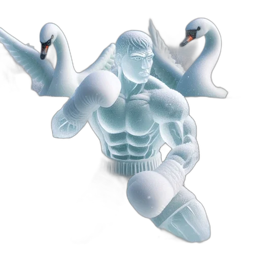 robot, creature, concept art, 3d render transparent PNG cut-out