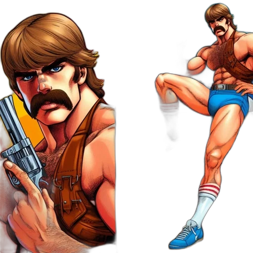 weapon, comic book art, concept art, pixel art transparent PNG cut-out