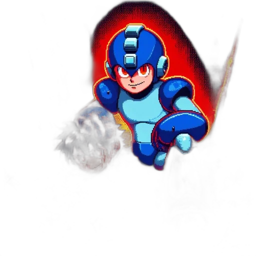 robot, weapon, staff, comic book art transparent PNG cut-out