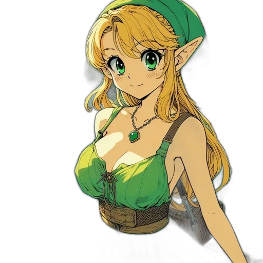 dress, staff, dragon, hat transparent PNG cut-out