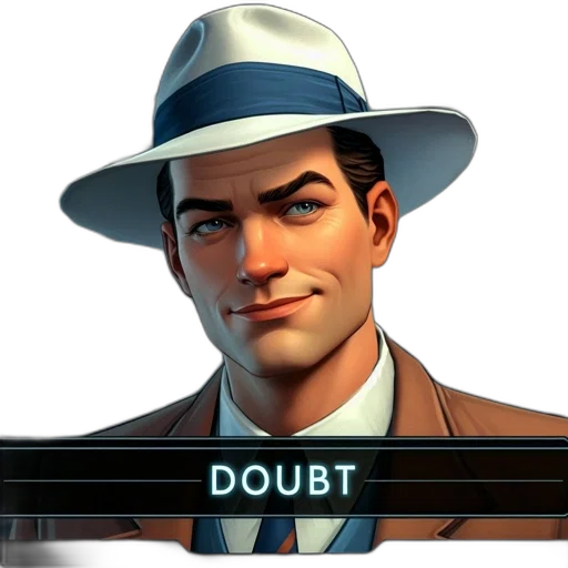 hat, jacket, staff, face transparent PNG cut-out