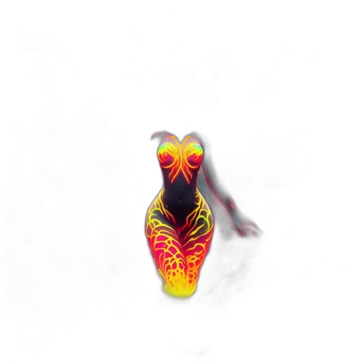 dress, creature, flower, mask transparent PNG cut-out