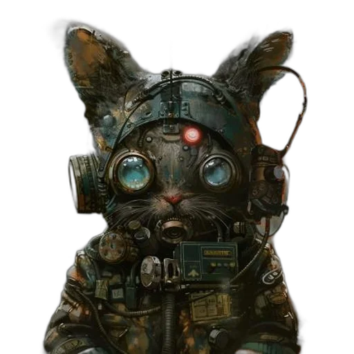robot, mask, animal, creature transparent PNG cut-out