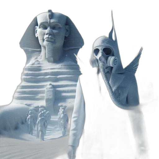 mask, creature, face, concept art transparent PNG cut-out