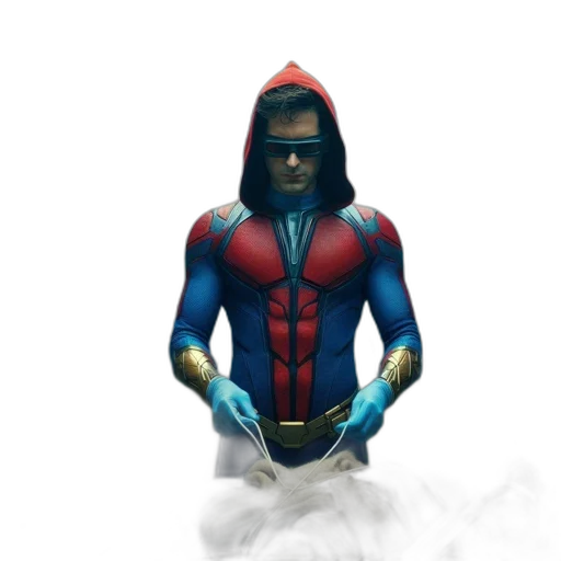 mask, jacket, concept art, comic book art transparent PNG cut-out