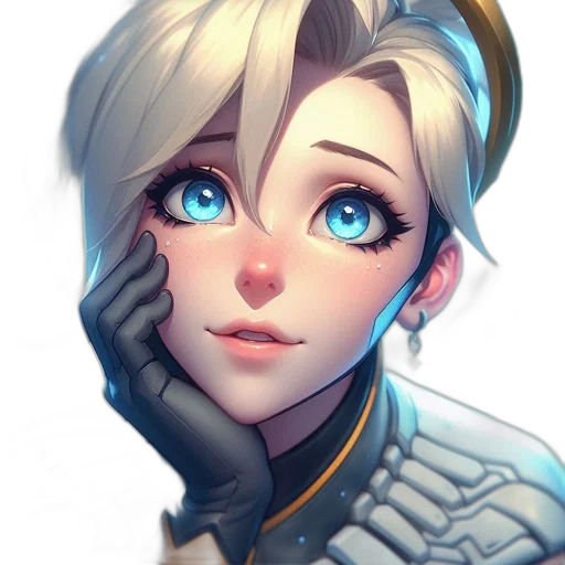 face, crown, robot, staff transparent PNG cut-out