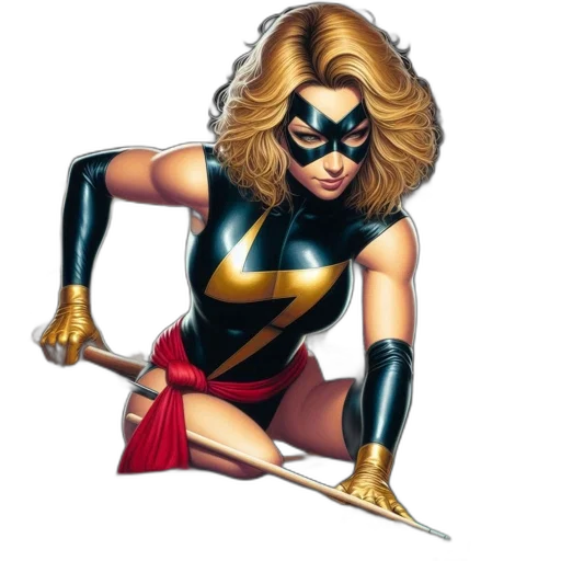 comic book art, concept art, cartoon, female transparent PNG cut-out