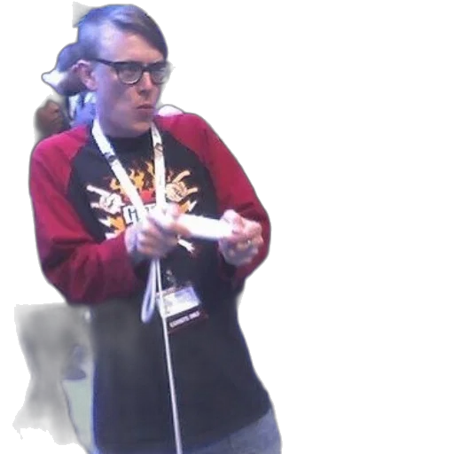 jacket, staff, weapon, creature transparent PNG cut-out