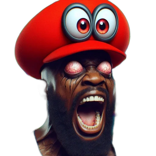 face, hat, creature, mask transparent PNG cut-out