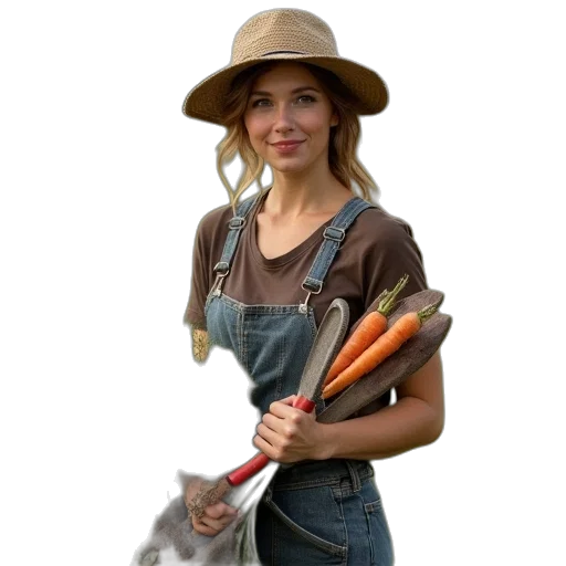 staff, hat, food, weapon transparent PNG cut-out
