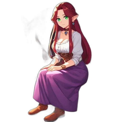 staff, dress, jewelry, weapon transparent PNG cut-out