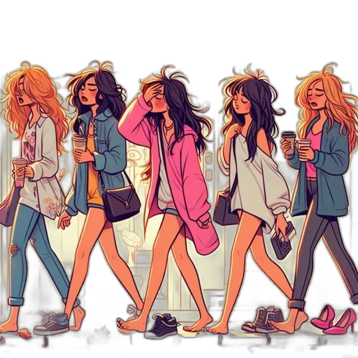 jacket, cartoon, concept art, watercolor transparent PNG cut-out