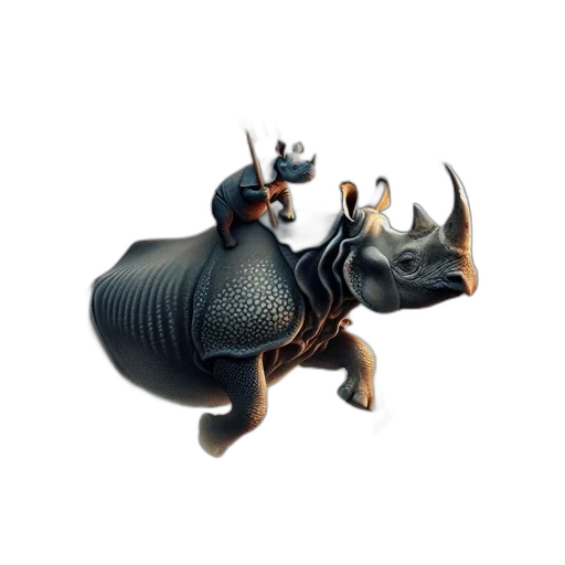 animal, dragon, 3d render, concept art transparent PNG cut-out
