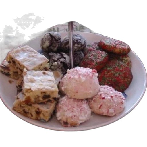 food, plate, assorted, christmas transparent PNG cut-out