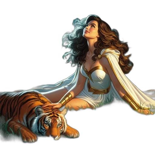 fantasy art, concept art, comic book art, pixel art transparent PNG cut-out
