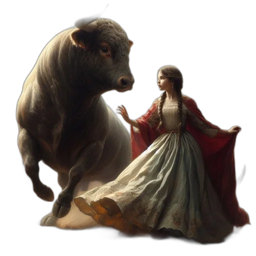 animal, dress, concept art, fantasy art transparent PNG cut-out