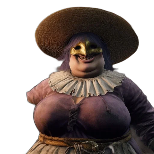 mask, hat, dress, face transparent PNG cut-out