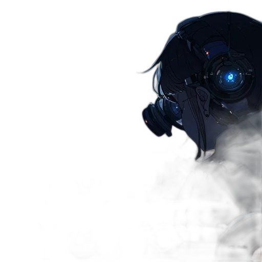 mask, robot, face, creature transparent PNG cut-out