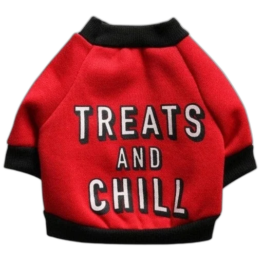 jacket, red, dog, sweater transparent PNG cut-out