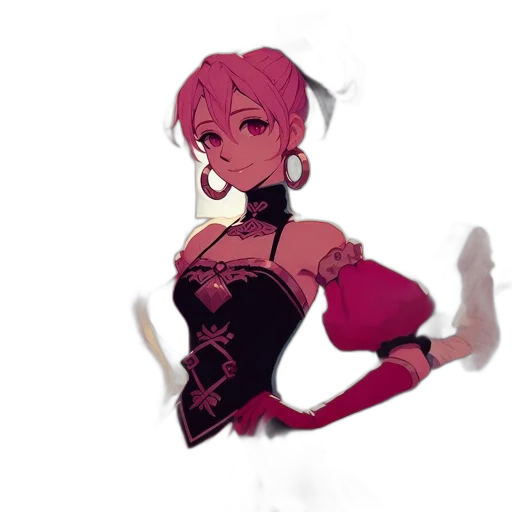 dress, staff, weapon, concept art transparent PNG cut-out