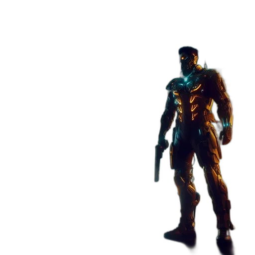 weapon, robot, staff, sword transparent PNG cut-out
