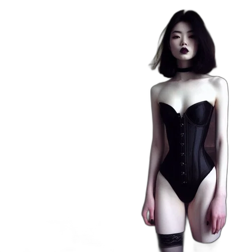 dress, photorealistic, cyberpunk, concept art transparent PNG cut-out