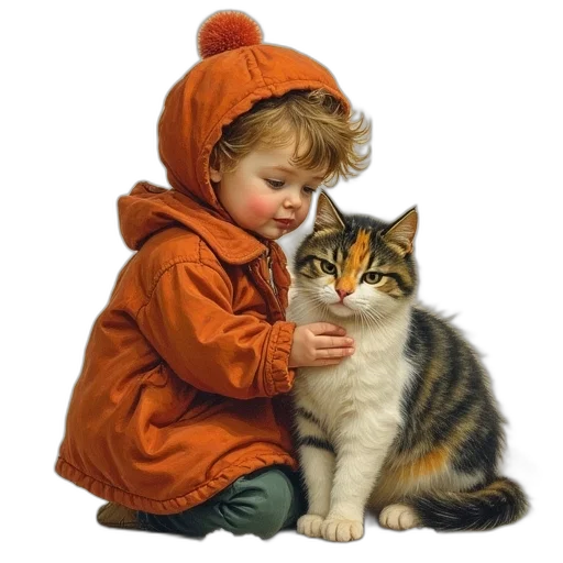 animal, hat, creature, jacket transparent PNG cut-out