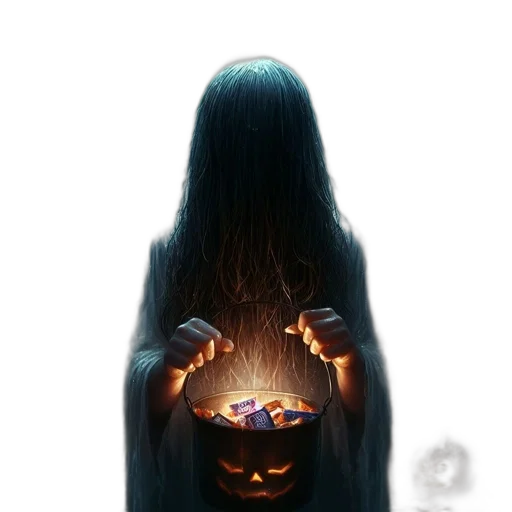 mask, hair, face, creature transparent PNG cut-out
