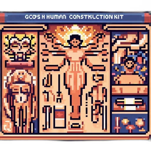 pixel art, cyberpunk, concept art, vaporwave transparent PNG cut-out