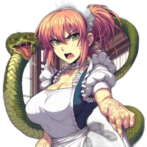 dragon, staff, animal, creature transparent PNG cut-out