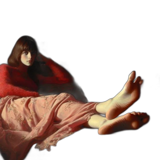 shoes, dress, creature, face transparent PNG cut-out