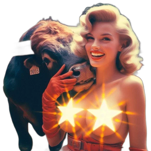 animal, comic book art, photorealistic, smiling transparent PNG cut-out