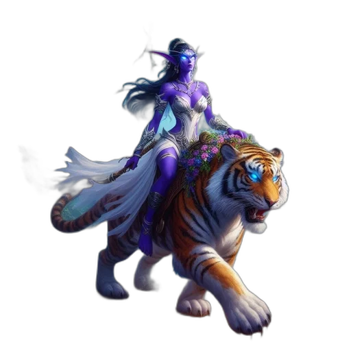 dragon, creature, animal, staff transparent PNG cut-out