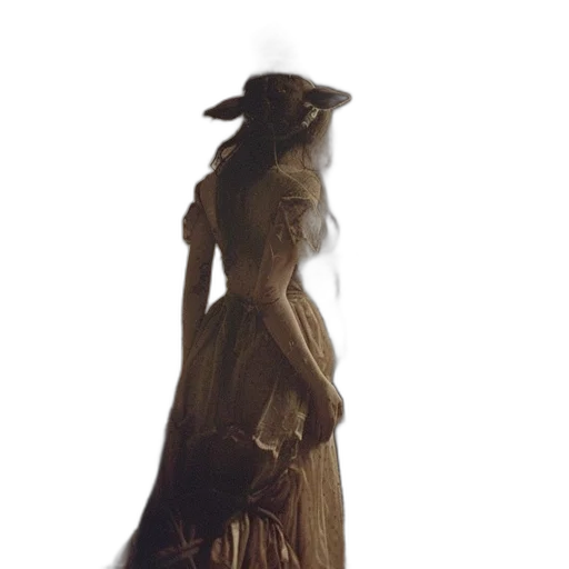 dress, staff, hat, mask transparent PNG cut-out