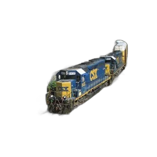 3d render, photorealistic, csx, train transparent PNG cut-out