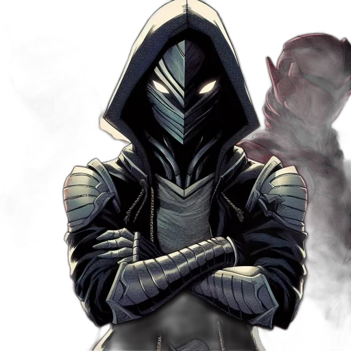 mask, jacket, concept art, comic book art transparent PNG cut-out