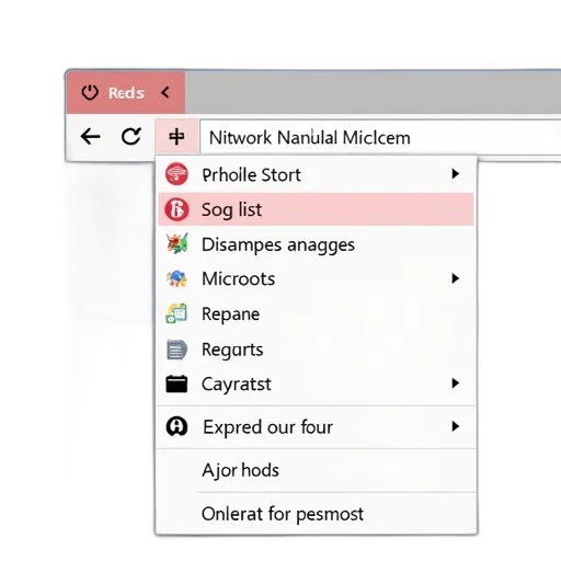 staff, red, browser, menu transparent PNG cut-out