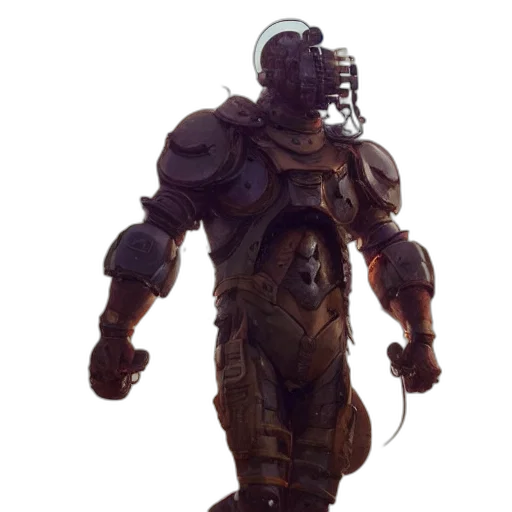 robot, staff, creature, weapon transparent PNG cut-out