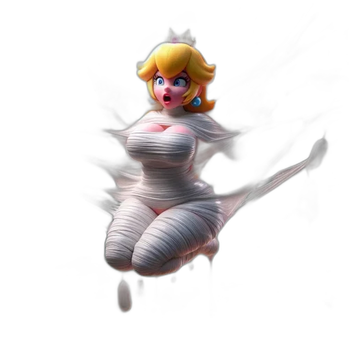 dress, weapon, staff, creature transparent PNG cut-out