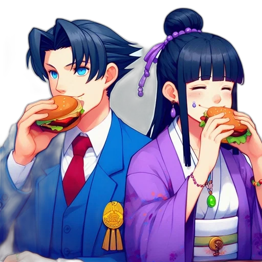 food, vaporwave, anime, pixel art transparent PNG cut-out