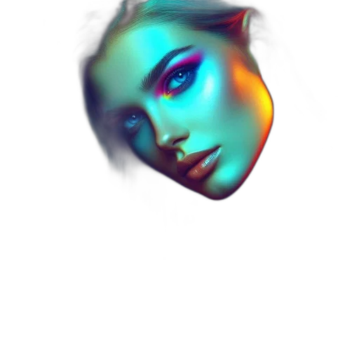face, mask, crown, robot transparent PNG cut-out