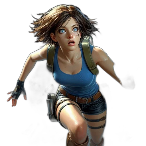 concept art, comic book art, fantasy art, photorealistic transparent PNG cut-out